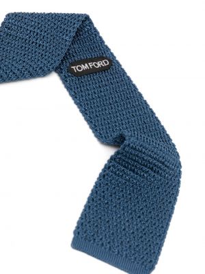 Cravate en soie Tom Ford bleu