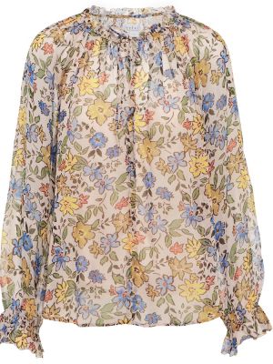 Кадифена блуза на цветя Velvet