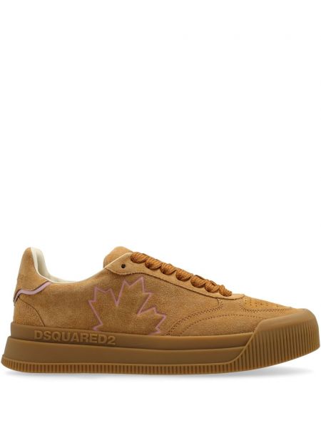 Jersey sneaker Dsquared2 kahverengi