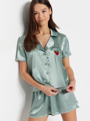 Piżama Trendyol - zielony