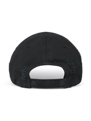 Siuvinėtas kepurė su snapeliu Balenciaga juoda