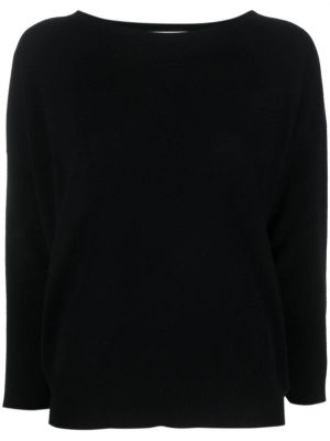 Вълнен пуловер Zanone черно