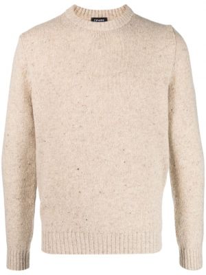 Pullover mit rundem ausschnitt Cenere Gb beige
