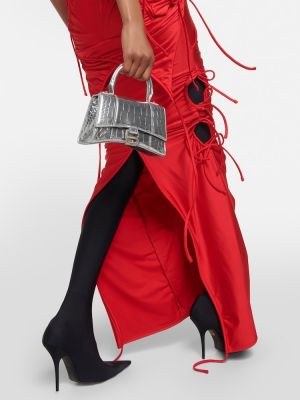 Midi haljina Balenciaga crvena