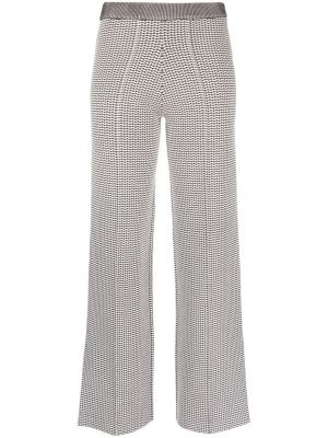 Rovné kalhoty s potiskem s abstraktním vzorem Claudie Pierlot