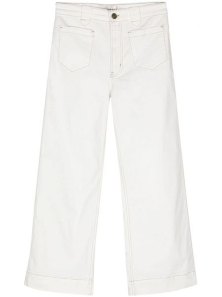 Strečové džíny Frame bílé