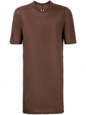 T-shirt Rick Owens marron