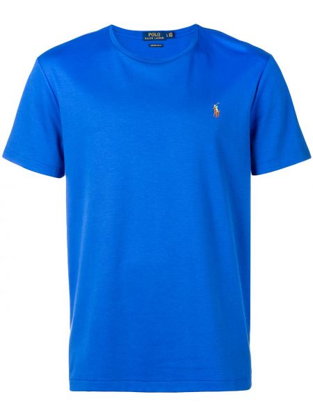 Brodert t-skjorte Polo Ralph Lauren blå