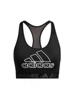 Czarny biustonosz sportowy Adidas