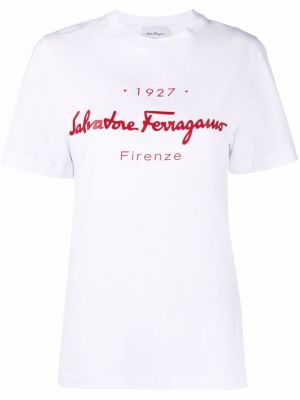 Camicia Salvatore Ferragamo, bianco