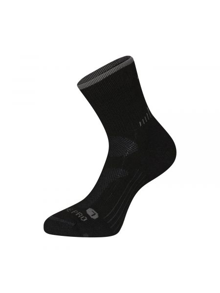 Merino gyapjú gyapjú zokni Alpine Pro fekete