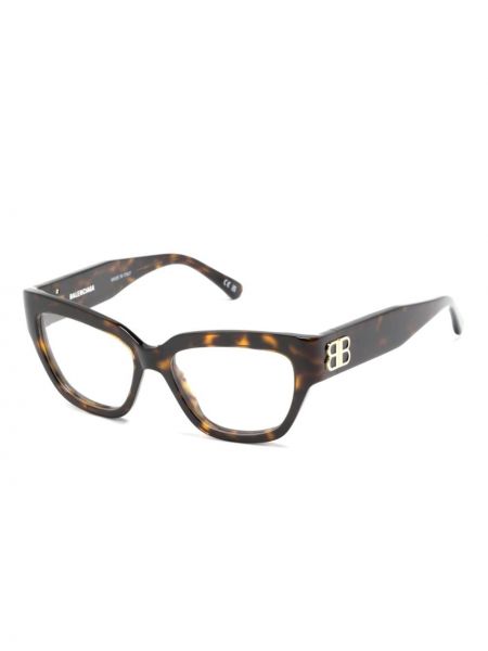 Brýle Balenciaga Eyewear hnědé