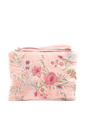 Чанта на цветя Anke Drechsel розово