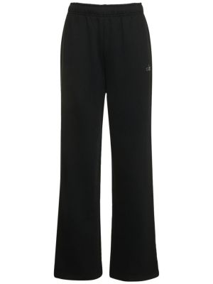 Fleecové sportovní kalhoty Alo Yoga šedé