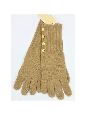 Перчатки MICHAEL KORS, демисезон/зима, вязаные, OS коричневый