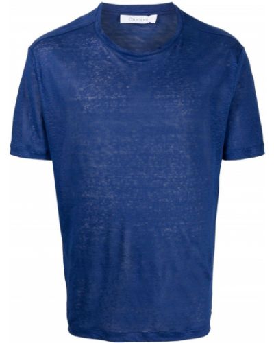 Camiseta manga corta Cruciani azul