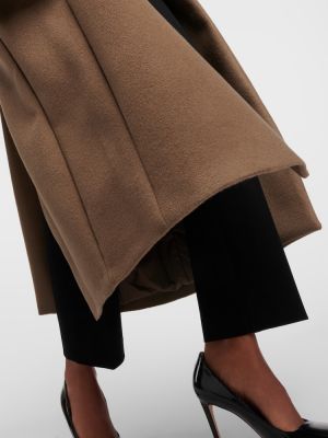 Cappotto di lana Sportmax marrone