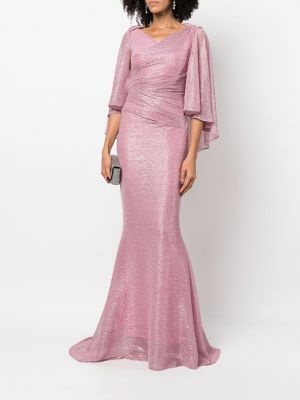 Sukienka koktajlowa Talbot Runhof różowa