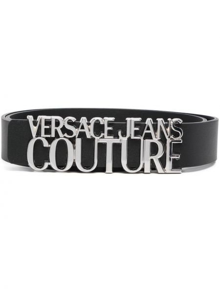 Pasek z paskiem Versace Jeans Couture, сzarny