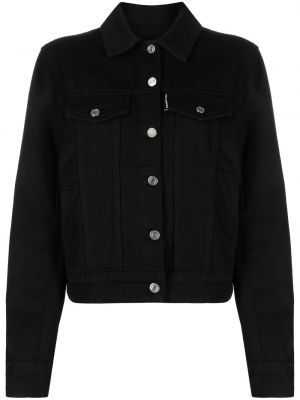 Džínová bunda Karl Lagerfeld - Černá