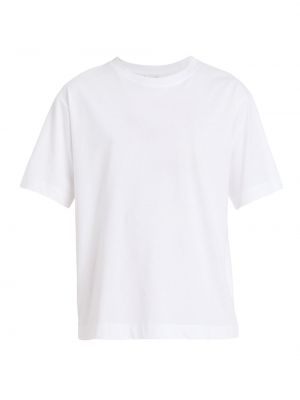 Хлопковая футболка с коротким рукавом Dries Van Noten белая