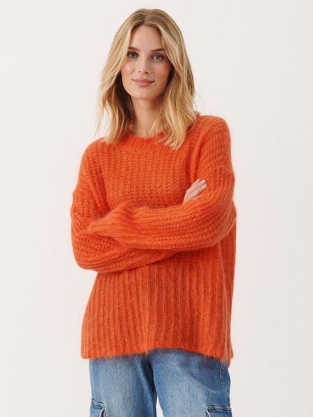 Sweter Part Two pomarańczowy