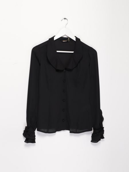 Блузка с длинным рукавом Sassofono черная