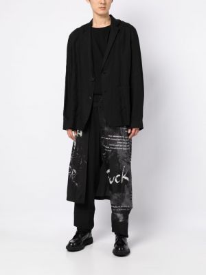 Proste spodnie Yohji Yamamoto