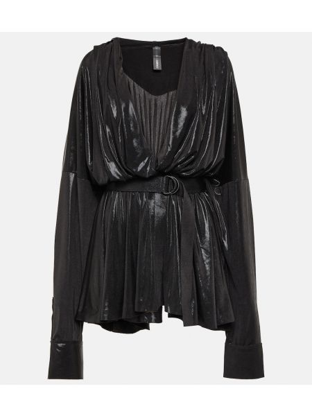 Платье мини Norma Kamali черное
