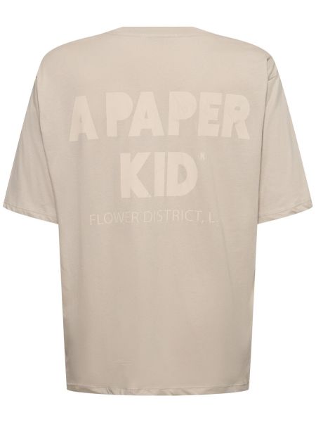 T-shirt A Paper Kid grigio