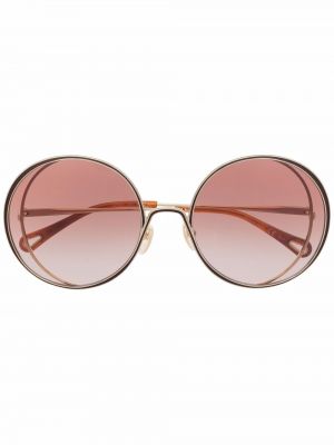 Overdimensjonert briller Chloé Eyewear gull