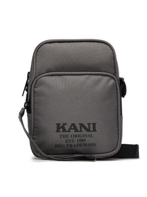 Светоотражающая сумка через плечо Karl Kani серая