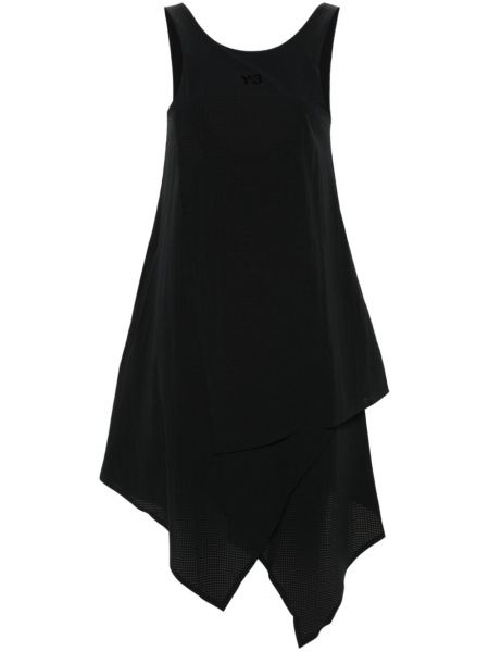 Asymetrické mini šaty Y-3 černé