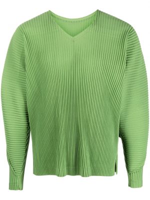 Sweatshirt Homme Plissé Issey Miyake grün