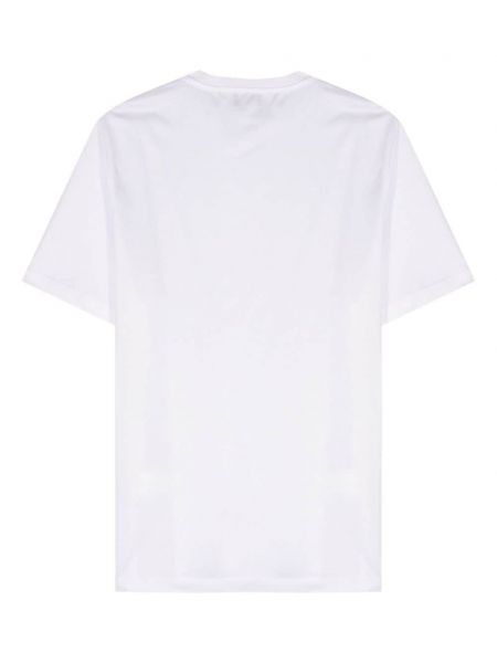 T-shirt aus baumwoll Barba weiß