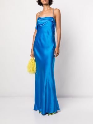 Vestido de noche Michelle Mason azul