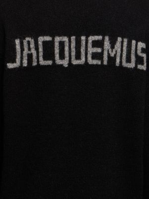 Suéter de alpaca Jacquemus negro