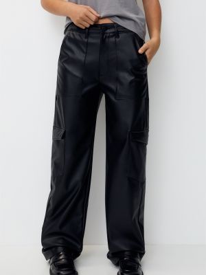Pantalon cargo Pull&bear noir