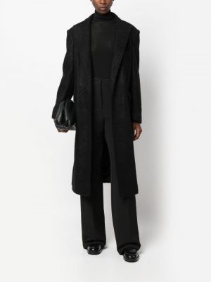 Plstěný kabát Blanca Vita černý