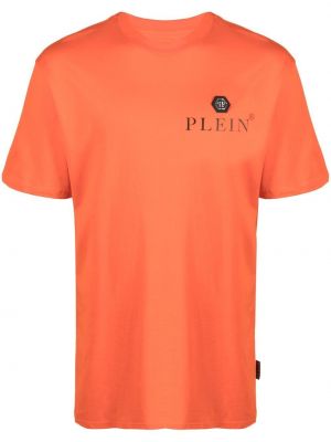 T-krekls ar apdruku Philipp Plein oranžs