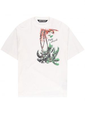T-shirt à imprimé en plume Palm Angels