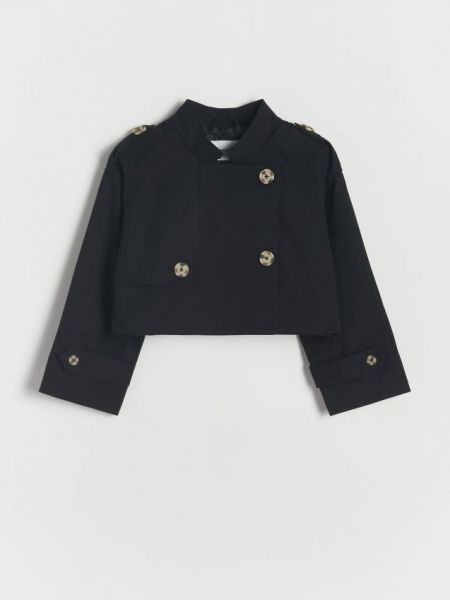 Krátký kabát Reserved čierna