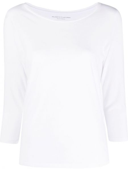 T-shirt Majestic Filatures vit