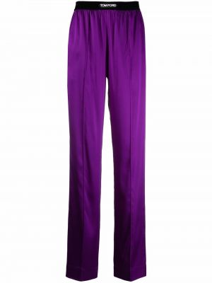 Egyenes szárú nadrág Tom Ford lila