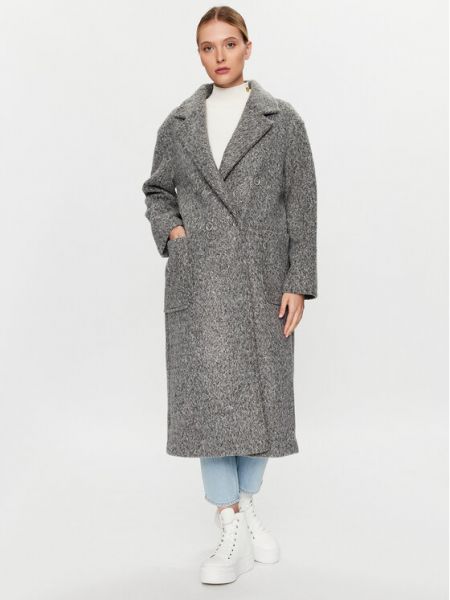 Переходное пальто стандартного кроя Glamorous серый