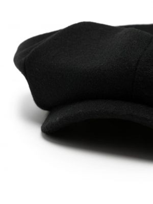 Plstěný vlněný baret Nicholas Daley černý