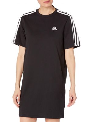 Платье из джерси Adidas черное