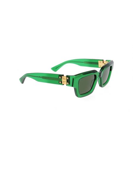 Okulary przeciwsłoneczne Bottega Veneta zielone