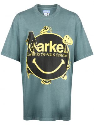T-shirt con stampa Market verde