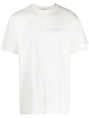Camiseta asimétrica Ambush blanco